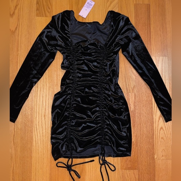 Target's Wild Fable Bell Long Sleeve Mesh Mini A-Line Dress